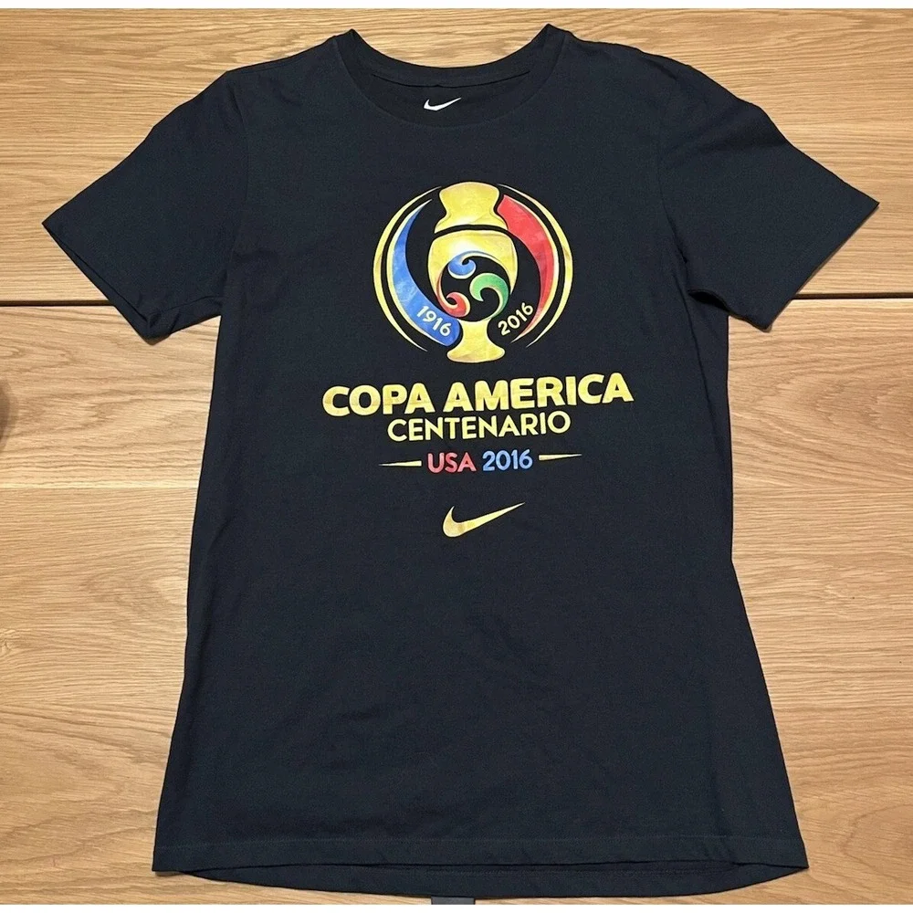Nike‎ Copa America 2016 T Shirt Mens Size Small Black